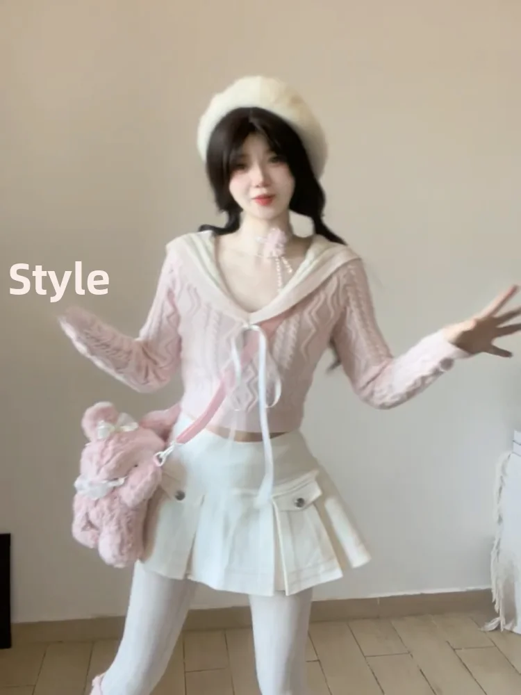 Small Fraance Sle Knitted Sweater And Skirt Set V-Ne Winter Faion Women's ort Sve Long Pants High Waist Polyester
Small Fraance Sle Knitted Sweater And Skirt Set V-Ne Winter Faion Women's ort Sve Long Pants High Waist Polyester