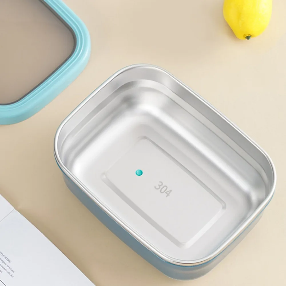 Leakproof Stainless Steel Lunchbox Rectangular Sealed Fresh-Keeping Box Large Capacity Visible Lid Food Container Worker
Leakproof Stainless Steel Lunchbox Rectangular Sealed Fresh-Keeping Box Large Capacity Visible Lid Food Container Worker