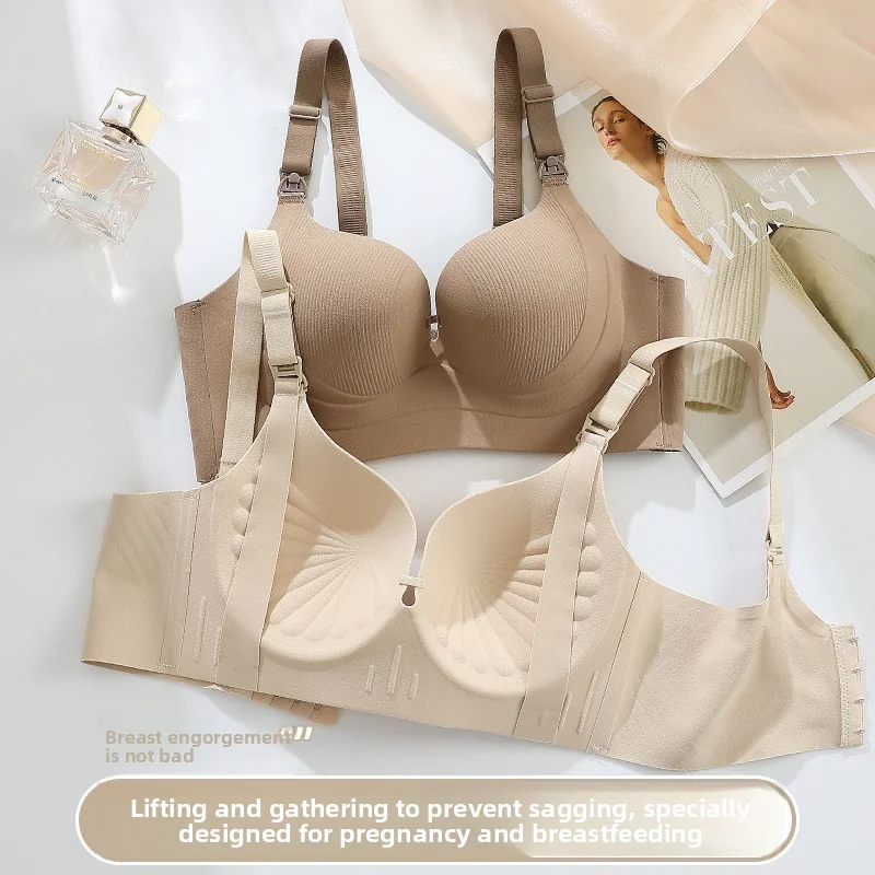 Maternity Nursing Bra Front Closure Wireless Seamless Push Up Anti-sagging Pregnancy Breastfeeding Lingerie Adjustable
Maternity Nursing Bra Front Closure Wireless Seamless Push Up Anti-sagging Pregnancy Breastfeeding Lingerie Adjustable