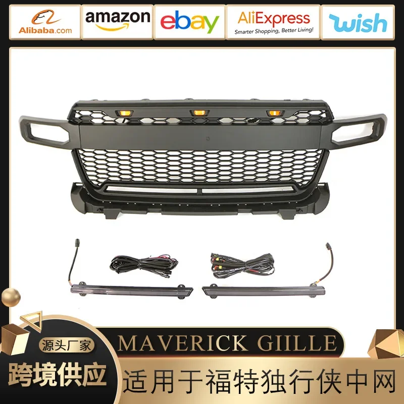 For Ford Maverick grille Midnet Front Bumper Modified Accessories Front Face Light
For Ford Maverick grille Midnet Front Bumper Modified Accessories Front Face Light