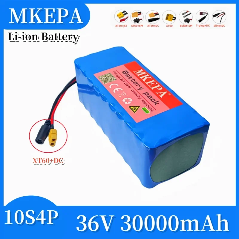 MKEPA 10S4P 36V 30000mAh Electric Scooter Lithium Battery lpega Pack Large Capacity Battery
MKEPA 10S4P 36V 30000mAh Electric Scooter Lithium Battery lpega Pack Large Capacity Battery