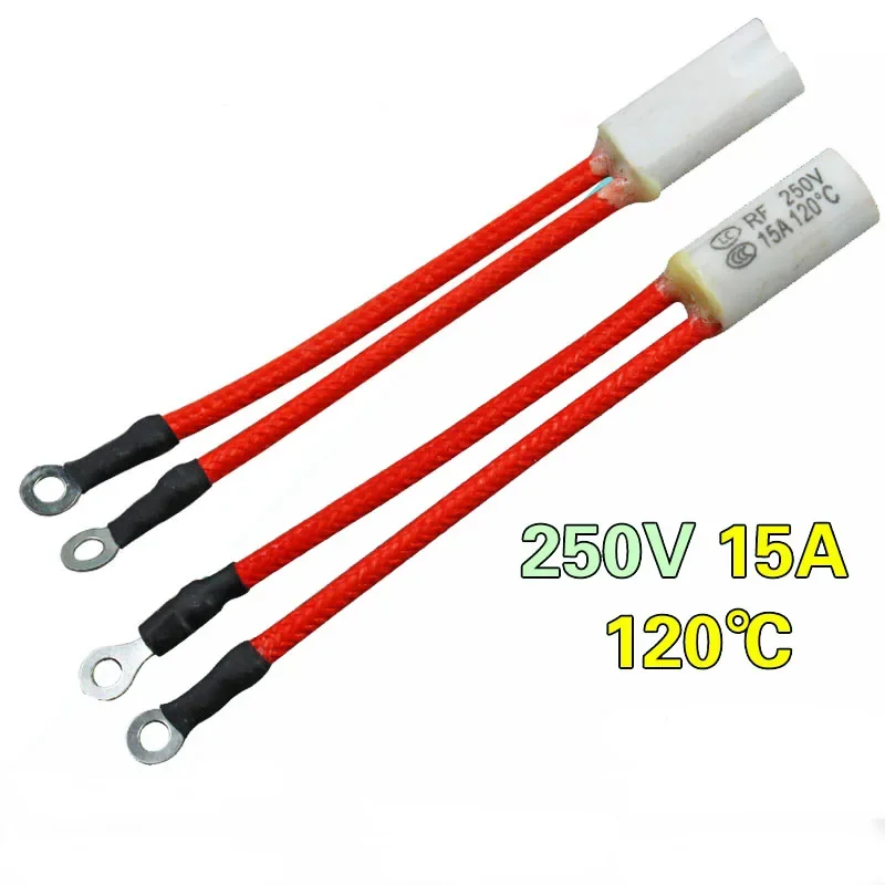 2 Pcs Instant electric water heater electric faucet overheat protector temperature control switch 250V 15A 120 degrees
2 Pcs Instant electric water heater electric faucet overheat protector temperature control switch 250V 15A 120 degrees