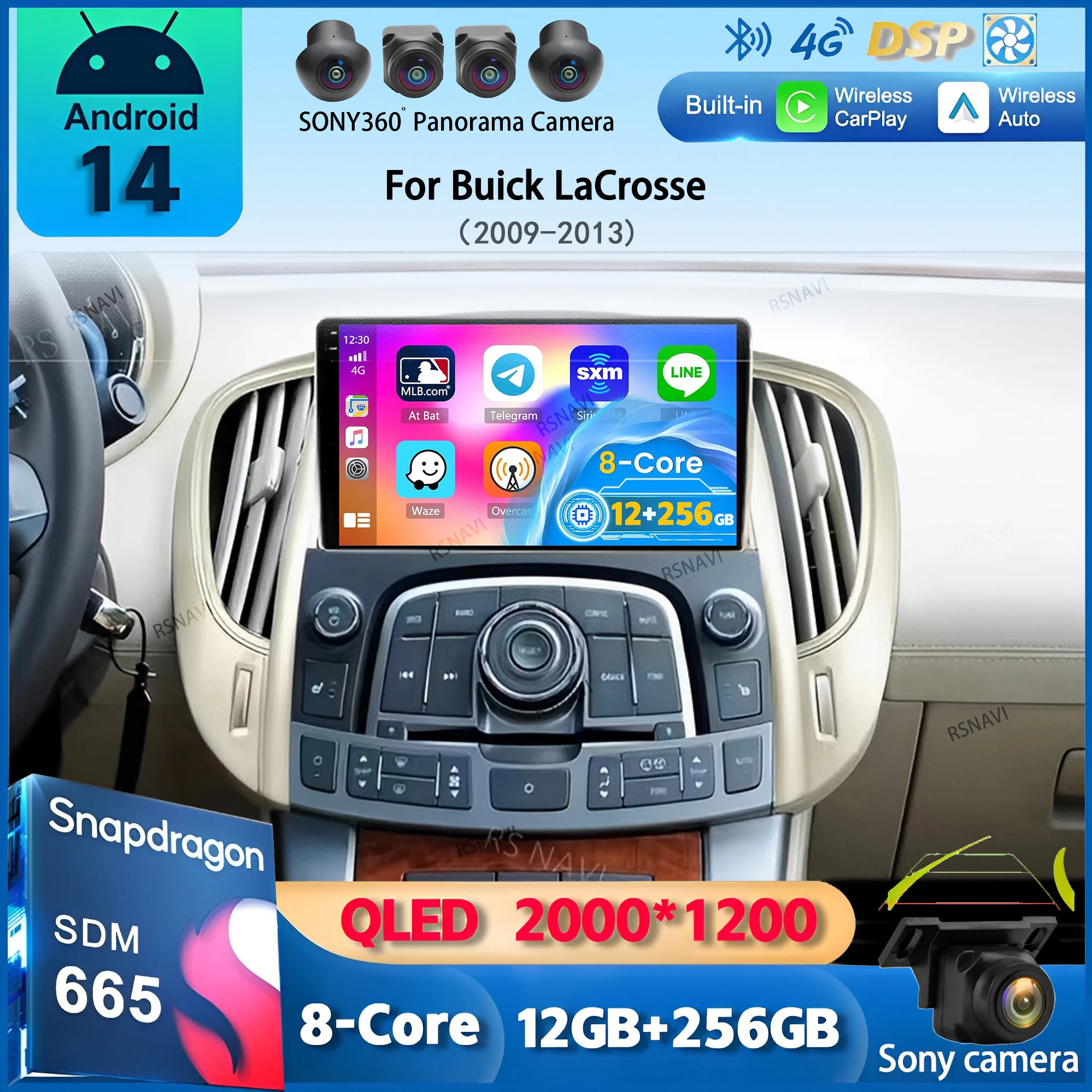 Android 14 Carplay Авто Авто Радио Для Buick LaCrosse 2009-2013 Мультимедийный Видеоплеер GPS Навигация Стерео Без 2din Головного устройства
Android 14 Carplay Авто Авто Радио Для Buick LaCrosse 2009-2013 Мультимедийный Видеоплеер GPS Навигация Стерео Без 2din Головного устройства