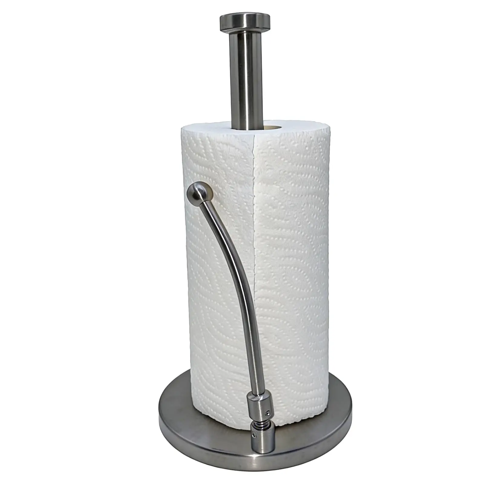 Stainless Steel Standing Paper Towel Holder For Kitchen Countertop One-Handed Tear Dispenser
Stainless Steel Standing Paper Towel Holder For Kitchen Countertop One-Handed Tear Dispenser