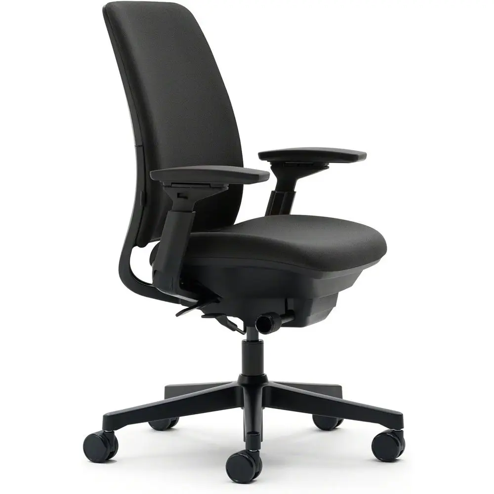 Ergonomic Office Chair - Comfortable Seating with 4-Way Adjustment, Upper and Lumbar Support - Black Fabric
Ergonomic Office Chair - Comfortable Seating with 4-Way Adjustment, Upper and Lumbar Support - Black Fabric