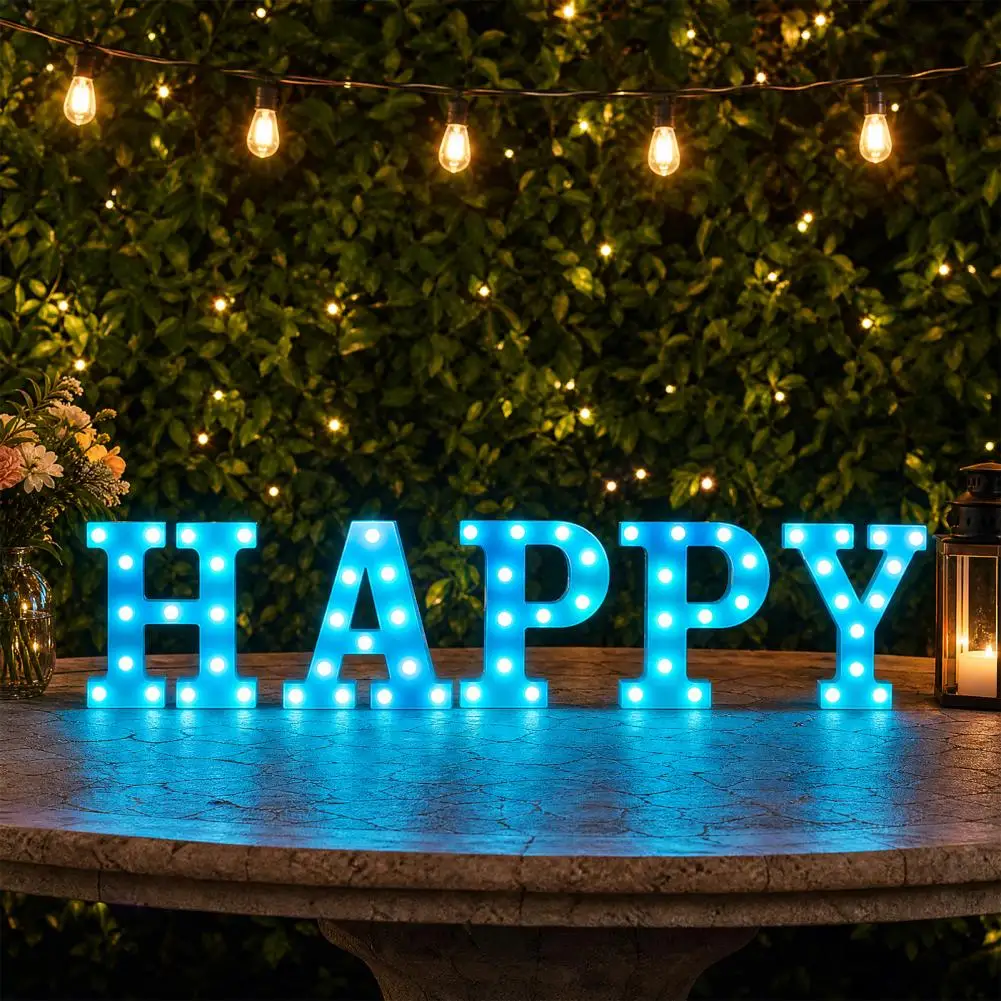 LED Letter Lamp with Remote Control, Shelf Table Decoration Light for Wedding Birthday Party, Indoor Outdoor Letter Light
LED Letter Lamp with Remote Control, Shelf Table Decoration Light for Wedding Birthday Party, Indoor Outdoor Letter Light