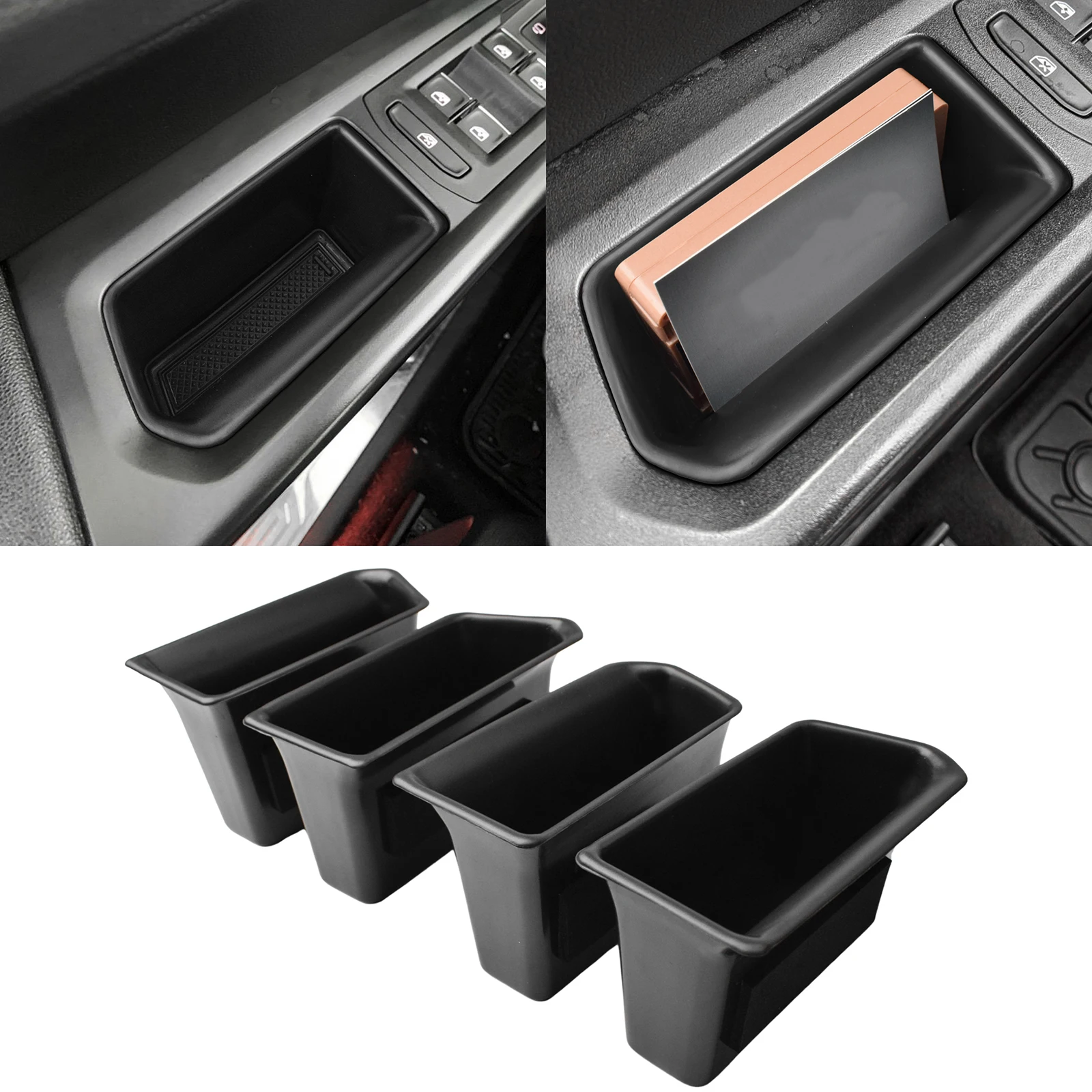 4PCS Container Door Handle Storage Box For VW Atlas and Cross Sport Door Car Storage Organizer Box Tray Interior ABS Accessories
4PCS Container Door Handle Storage Box For VW Atlas and Cross Sport Door Car Storage Organizer Box Tray Interior ABS Accessories