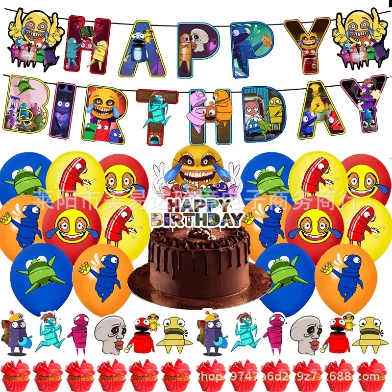 Креативная мультяшная игра R E. P.O Box, тема человека, украшение для дня рождения, флаг на день рождения, тянущий воздушный шар, вставка для торта, 4 шт./компл.
Креативная мультяшная игра R E. P.O Box, тема человека, украшение для дня рождения, флаг на день рождения, тянущий воздушный шар, вставка для торта, 4 шт./компл.