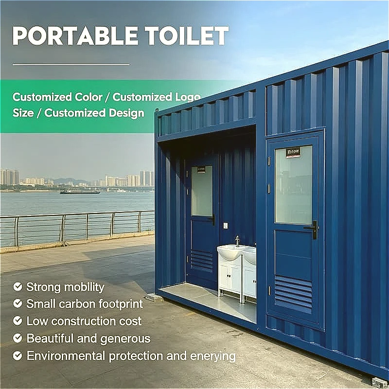 Durable High Quality Mobile Prefabricated Portable Toilet Outdoor Camping Bathroom Sandwich Panel Portable Toilet and Shower
Durable High Quality Mobile Prefabricated Portable Toilet Outdoor Camping Bathroom Sandwich Panel Portable Toilet and Shower