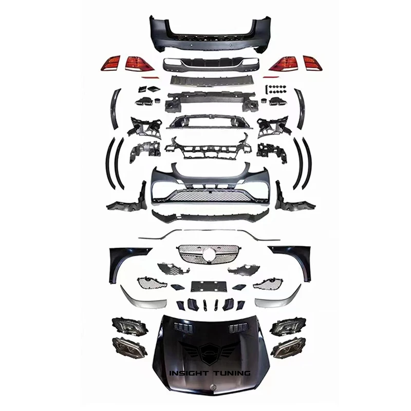 W166 Old To New Body Kit for Mercedes benz ML W166 2013-2015 To GLE W166 AMG Bodykit
W166 Old To New Body Kit for Mercedes benz ML W166 2013-2015 To GLE W166 AMG Bodykit