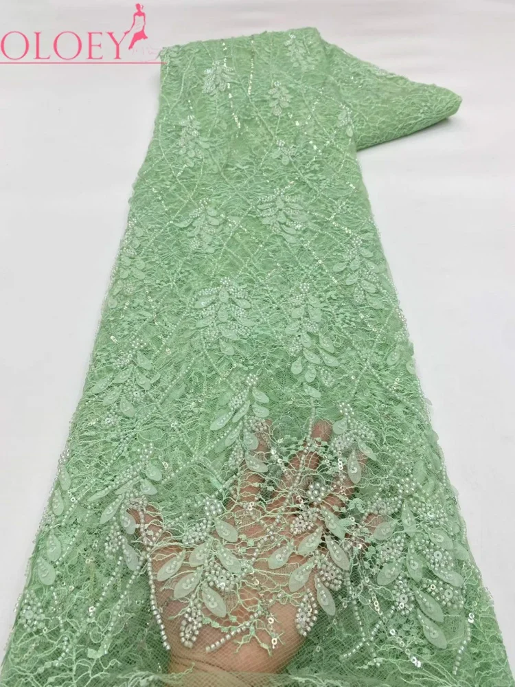 African Lace Fabric Embroidery Groom Nigerian Bridal High Quality French Sequins Tulle Lace Fabric For Wedding Party Sewing
African Lace Fabric Embroidery Groom Nigerian Bridal High Quality French Sequins Tulle Lace Fabric For Wedding Party Sewing