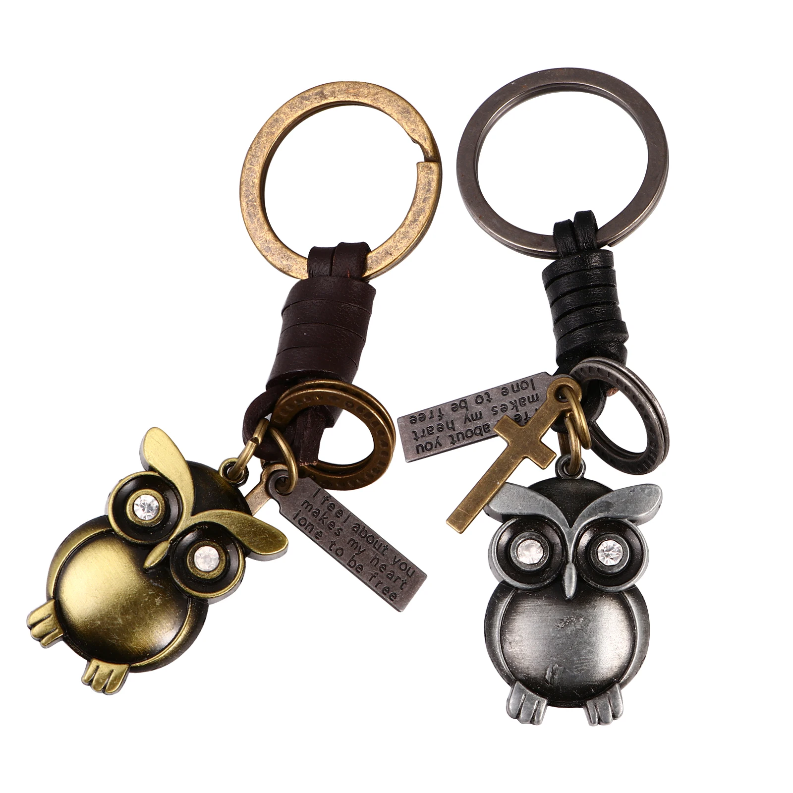 2 Pcs Retro Owl Keychains Durable Novel Key Decors for Women Coin Purses Luggage Accessories Wisdom Symbol Popular Jewelry
2 Pcs Retro Owl Keychains Durable Novel Key Decors for Women Coin Purses Luggage Accessories Wisdom Symbol Popular Jewelry
