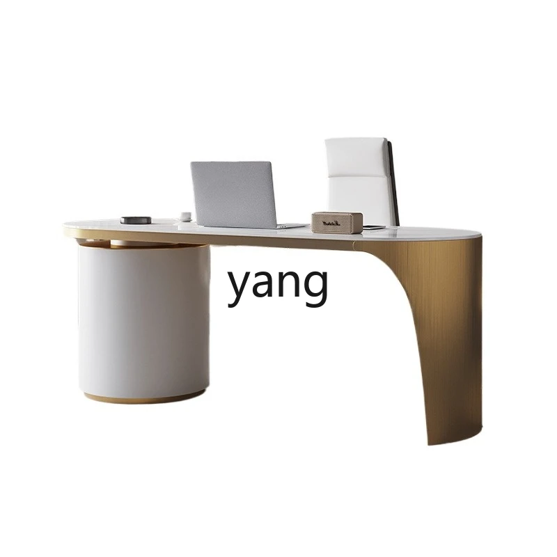 LH light luxury rock slab desk home modern simple study writing computer desk
LH light luxury rock slab desk home modern simple study writing computer desk