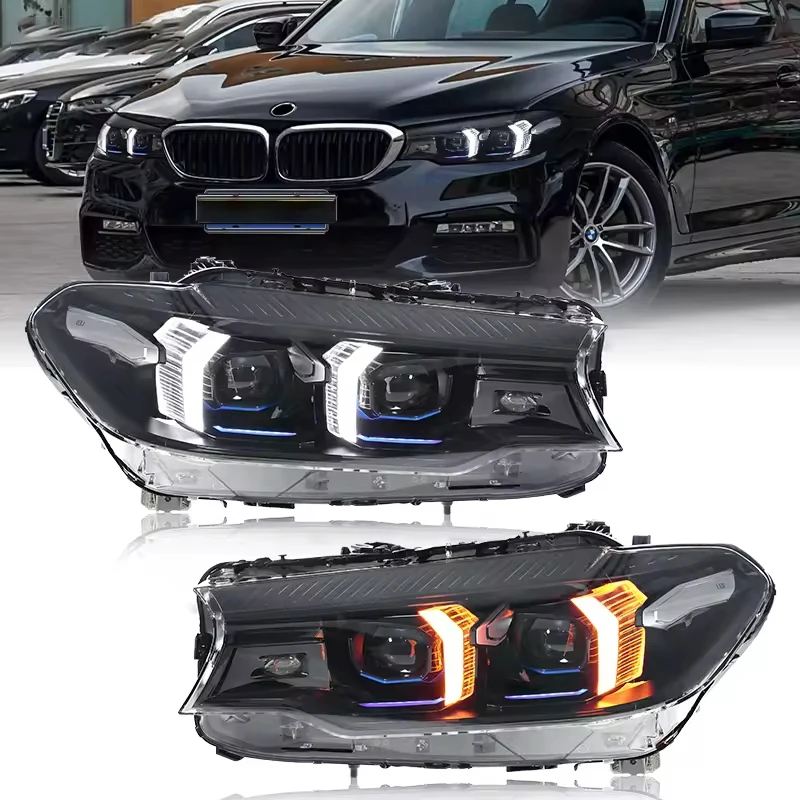 Для BMW 5 серии G30 G38: Светодиодные фары 2018-2023, фары для 525i 530i M5, ДХО, указатели поворота, дальний свет, линзы-проекторы Angel Eye
Для BMW 5 серии G30 G38: Светодиодные фары 2018-2023, фары для 525i 530i M5, ДХО, указатели поворота, дальний свет, линзы-проекторы Angel Eye