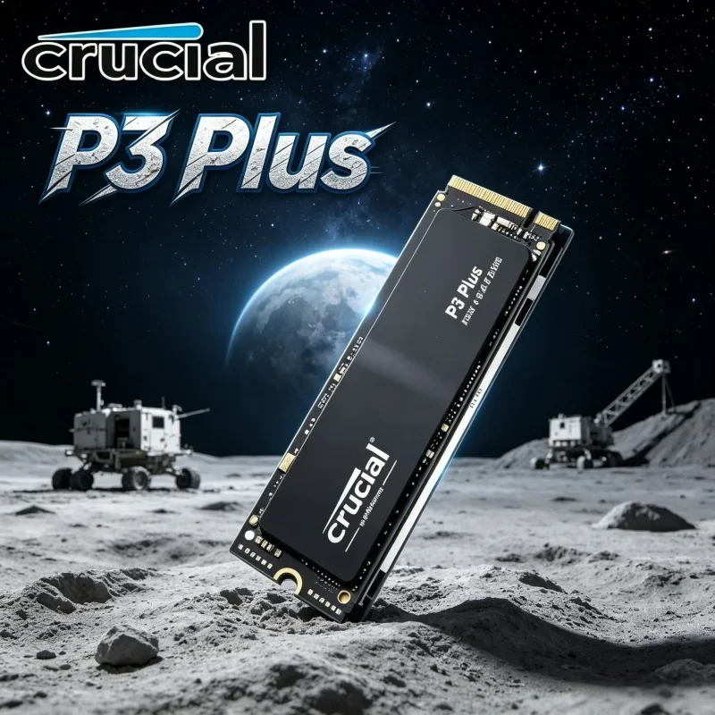 Crucial P3 Plus 1TB High Performance PCIe4 NVMe M.2 SSD OEM Internal Hard Disk For GamingDesktop Ultrabook Laptop Storage Expand
Crucial P3 Plus 1TB High Performance PCIe4 NVMe M.2 SSD OEM Internal Hard Disk For GamingDesktop Ultrabook Laptop Storage Expand
