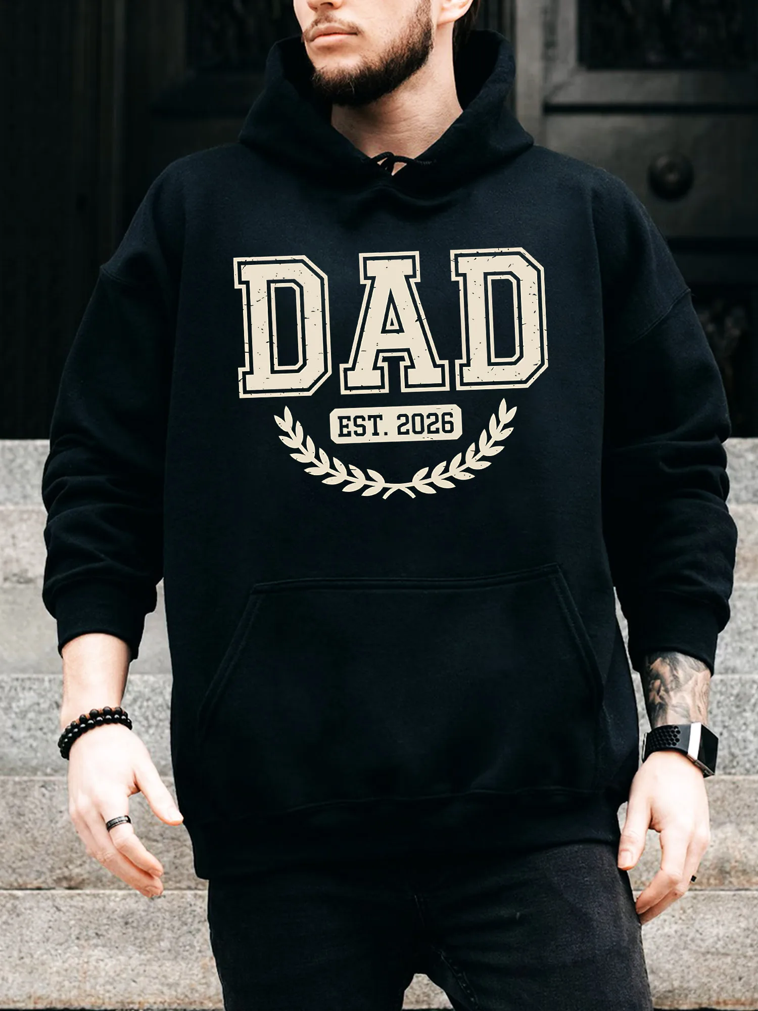 Мужская толстовка с капюшоном на шнурке Dad Est 2026, повседневный удобный черный пуловер, осенне-зимняя толстовка с капюшоном
Мужская толстовка с капюшоном на шнурке Dad Est 2026, повседневный удобный черный пуловер, осенне-зимняя толстовка с капюшоном