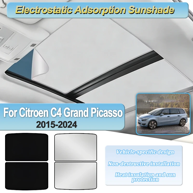 Car Sunroof For Citroen C4 Grand Picasso 2015~2024 2019 Sun Protection Electrostatic Adsorption Skylight Covers Auto Accessories
Car Sunroof For Citroen C4 Grand Picasso 2015~2024 2019 Sun Protection Electrostatic Adsorption Skylight Covers Auto Accessories