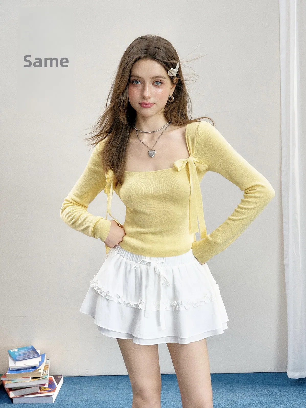 6DEWS Женский вязаный топ Long Sve с узлом на талии для похудения желтого цвета для поездок на работу Sle из смеси полиэфирного волокна
6DEWS Женский вязаный топ Long Sve с узлом на талии для похудения желтого цвета для поездок на работу Sle из смеси полиэфирного волокна