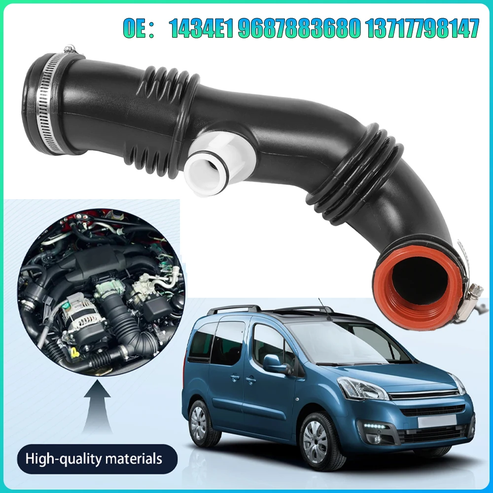 Turbocharger Intake Pipe 9687883680 for Fiat Citroen Peugeot Alfa Romeo Lancia 1.6HDI, Reinforced 1434E1 13717798147
Turbocharger Intake Pipe 9687883680 for Fiat Citroen Peugeot Alfa Romeo Lancia 1.6HDI, Reinforced 1434E1 13717798147