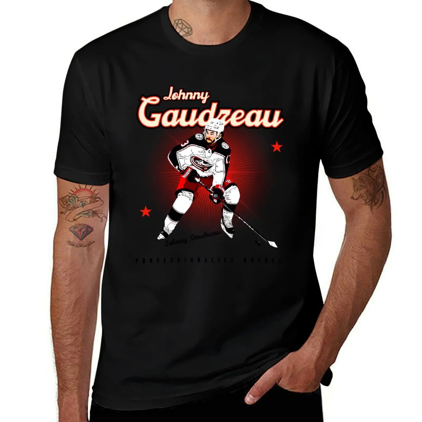 Johnny Gaudreau professional ice hockey winger T-Shirt cute tops vintage anime shirt summer tops mens t shirt graphic
Johnny Gaudreau professional ice hockey winger T-Shirt cute tops vintage anime shirt summer tops mens t shirt graphic