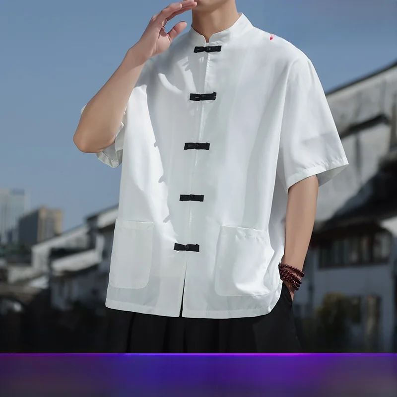 New Chinese Sle Men's Linen irt ort Sve Button up Cotton Linen f Sve Tang Costume Summer Faion Men's Cotton ...
New Chinese Sle Men's Linen irt ort Sve Button up Cotton Linen f Sve Tang Costume Summer Faion Men's Cotton ...