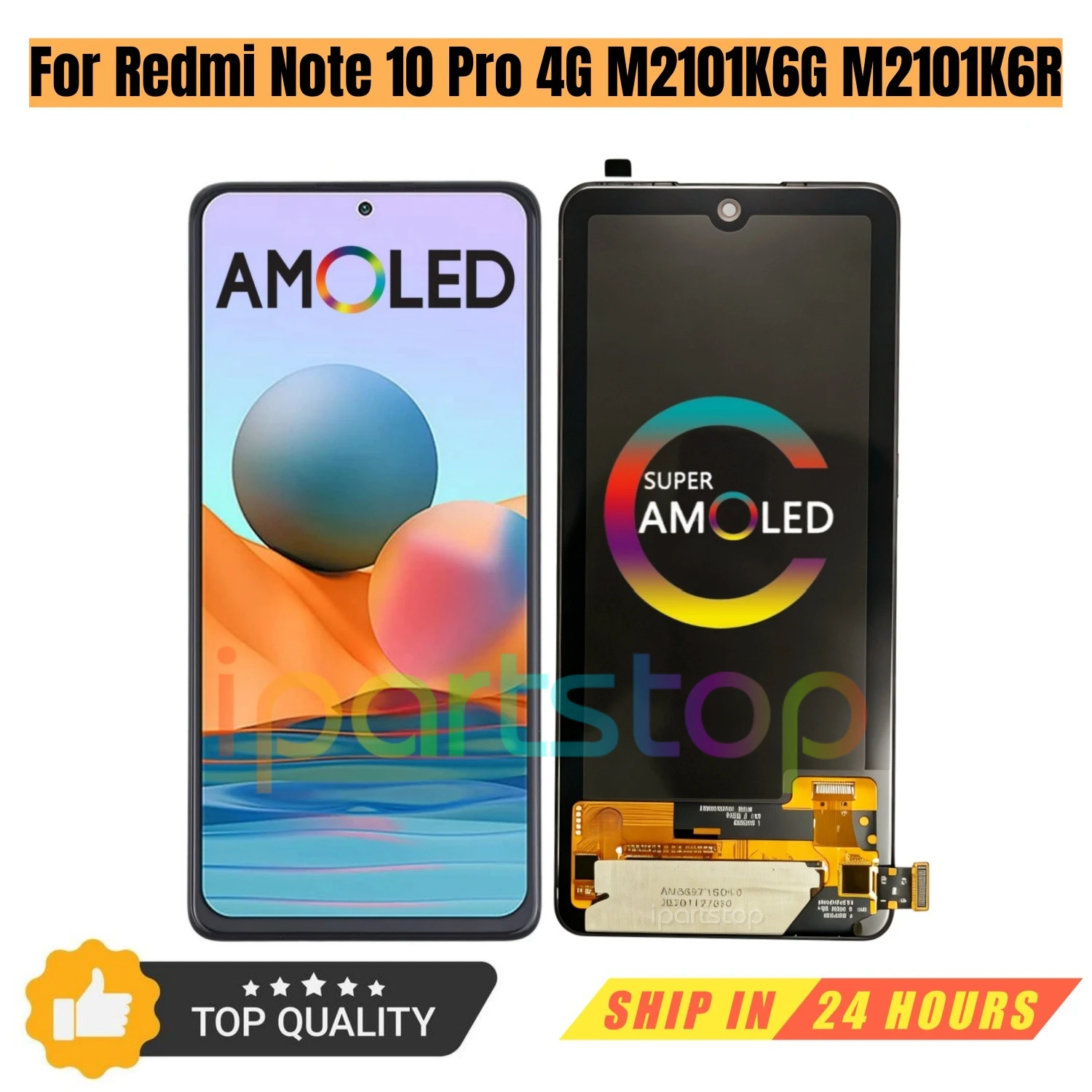iParts Replacement New Display for Xiaomi Redmi Note 10 Pro 4G M2101K6G M2101K6R AMOLED Touch Screen With Frame Assembly Tested
iParts Replacement New Display for Xiaomi Redmi Note 10 Pro 4G M2101K6G M2101K6R AMOLED Touch Screen With Frame Assembly Tested
