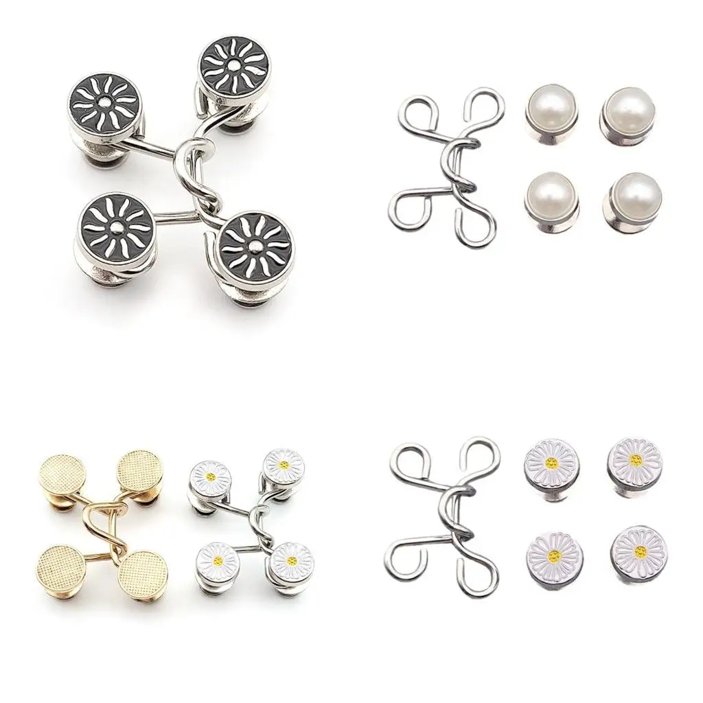 E8BD Metal Button Pins Jeans Waist Tightener Adjustable Trouser Button Pin Waist Buckle Detachable Jeans Button Pins
E8BD Metal Button Pins Jeans Waist Tightener Adjustable Trouser Button Pin Waist Buckle Detachable Jeans Button Pins