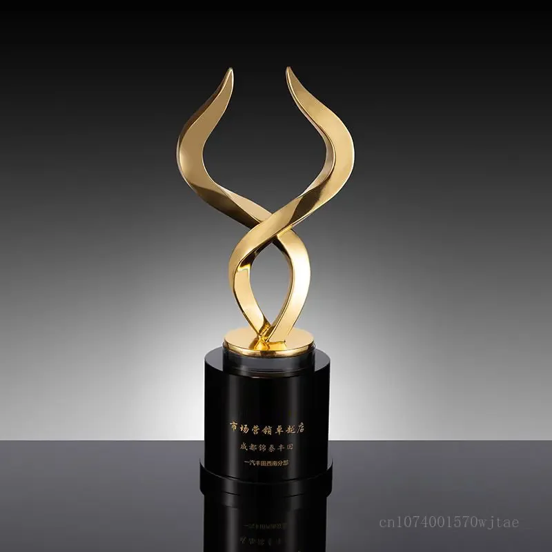 Customized Zinc Alloy Oxhorn Creative Trophy, Crystal Stand, Free Engraved Souvenir, Home Decoration Award, Premium Metal, 1Pc
Customized Zinc Alloy Oxhorn Creative Trophy, Crystal Stand, Free Engraved Souvenir, Home Decoration Award, Premium Metal, 1Pc