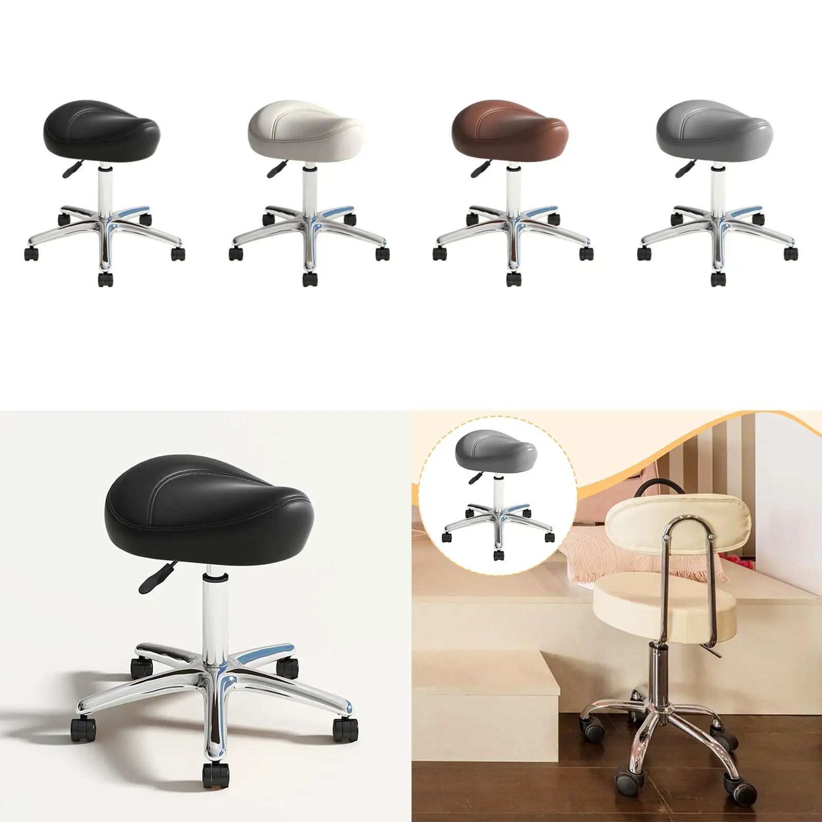 Многофункциональное кресло-стул из ПУ кожи для салонов красоты, парикмахерских и лабораторий
Многофункциональное кресло-стул из ПУ кожи для салонов красоты, парикмахерских и лабораторий