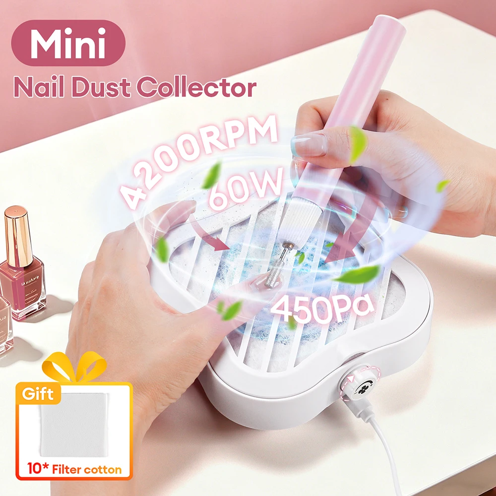 Mini Nail Dust Collector USB Plug-in Vacuum Cleaner Portable Manicure Desk Collector Exhaust Fan with Filter Cotton Home Use
Mini Nail Dust Collector USB Plug-in Vacuum Cleaner Portable Manicure Desk Collector Exhaust Fan with Filter Cotton Home Use