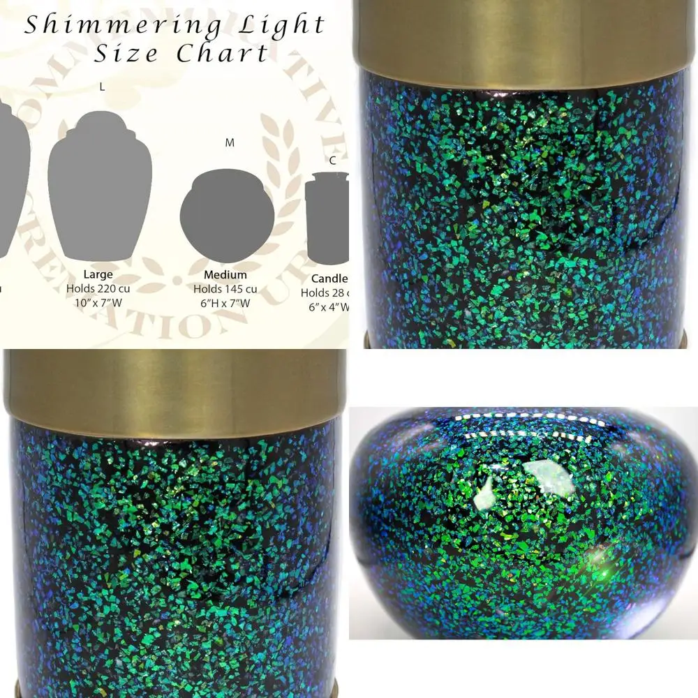 Elegant Atlantis Sparkling Adult Male Cremation Urn - Handcrafted Decorative and Personalized Ash Urn for Men
Elegant Atlantis Sparkling Adult Male Cremation Urn - Handcrafted Decorative and Personalized Ash Urn for Men