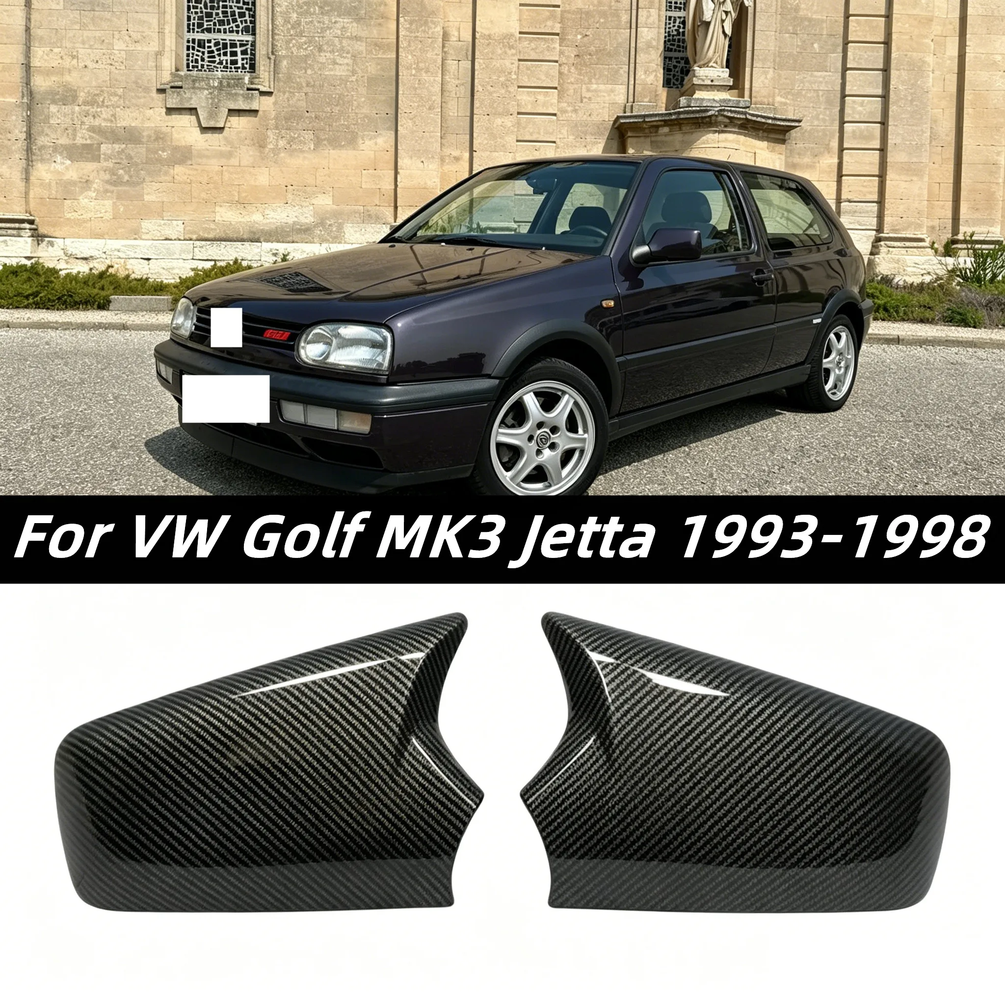 Fits For VW Golf MK3 Jetta 1993-1998 Car Sticker Rearview Side Mirror Cover Wing Cap Exterior Door Rear View Case Trim Carbon
Fits For VW Golf MK3 Jetta 1993-1998 Car Sticker Rearview Side Mirror Cover Wing Cap Exterior Door Rear View Case Trim Carbon