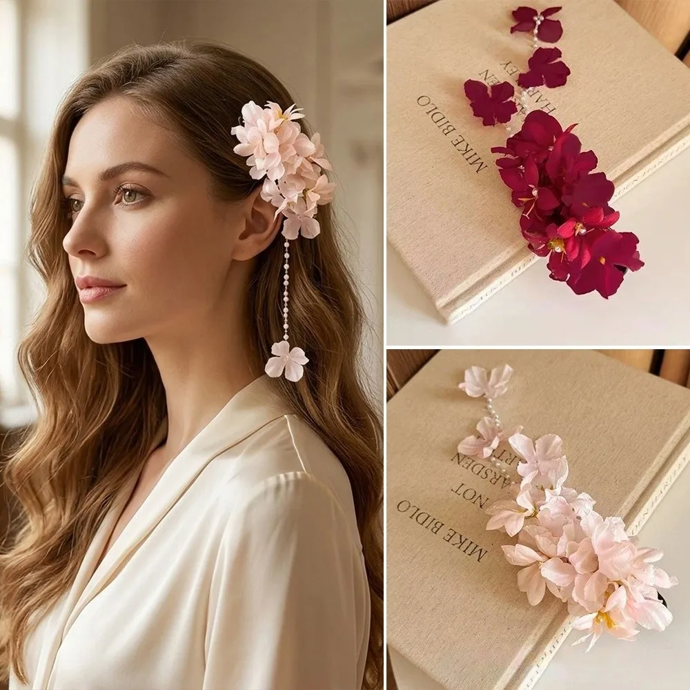 New Sweet Petals Tassel Hair Clip Decoration Begonia Hair Claw Does Not Hurt Hair Headwear Flower Duckbill Clip Hair Accessories
New Sweet Petals Tassel Hair Clip Decoration Begonia Hair Claw Does Not Hurt Hair Headwear Flower Duckbill Clip Hair Accessories