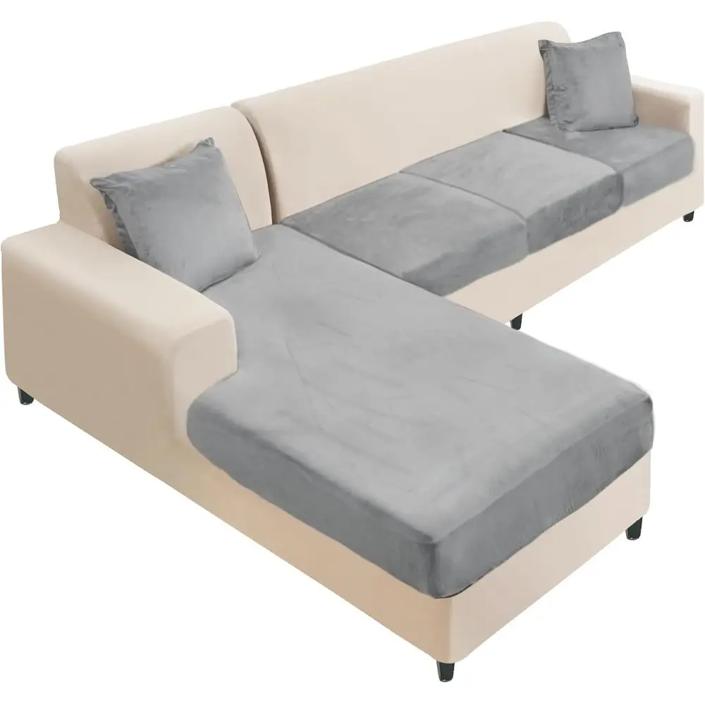 Чехол для секционного дивана из 4 частей, велюровые отдельные чехлы для подушек, L-образные эластичные чехлы для дивана с 2 наволочками для 3-местного дивана
Чехол для секционного дивана из 4 частей, велюровые отдельные чехлы для подушек, L-образные эластичные чехлы для дивана с 2 наволочками для 3-местного дивана