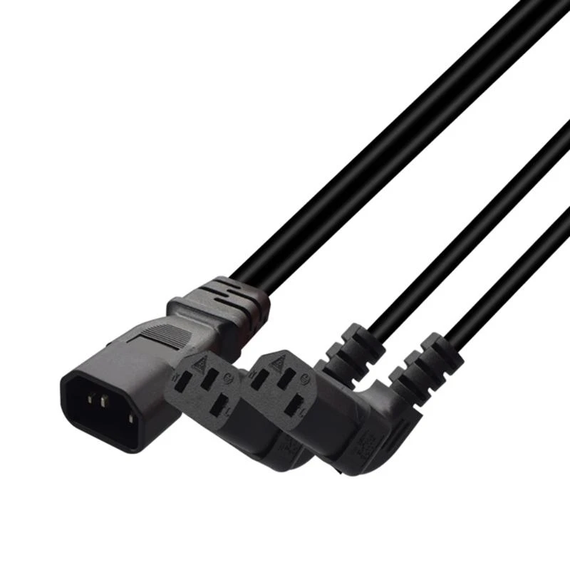 US IEC320 C14 Power Extension Cable 2xC13 Cable Wire for Notebook Computer best sale
US IEC320 C14 Power Extension Cable 2xC13 Cable Wire for Notebook Computer best sale