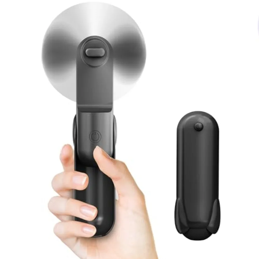 Mini Handheld Fan, Portable Hand Fan with USB Rechargeable, 2000 mAh Battery Operated, 3 Speeds Adjustable, 2 IN 1 Small Person
Mini Handheld Fan, Portable Hand Fan with USB Rechargeable, 2000 mAh Battery Operated, 3 Speeds Adjustable, 2 IN 1 Small Person
