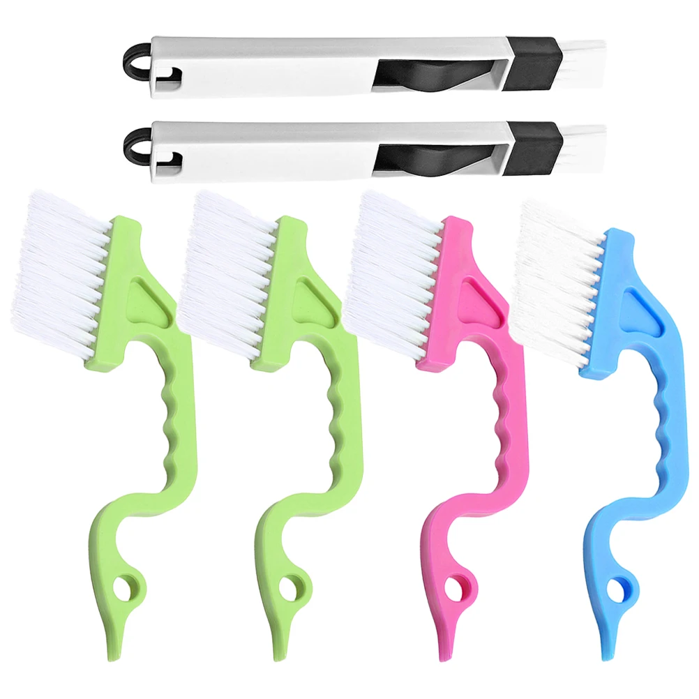 6pcs Groove Brush Set Mini Scrub Brushes Household Kitchen Window Multifunctional Cleaning Brush Bathroom Tools
6pcs Groove Brush Set Mini Scrub Brushes Household Kitchen Window Multifunctional Cleaning Brush Bathroom Tools