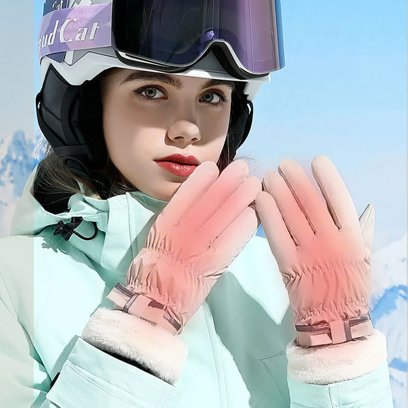 Fashionable Ski Gloves Women Mittens Winter Elegant Cute Touch Screen Driving Gloves Keep Warm Windproof Gloves Women
Fashionable Ski Gloves Women Mittens Winter Elegant Cute Touch Screen Driving Gloves Keep Warm Windproof Gloves Women