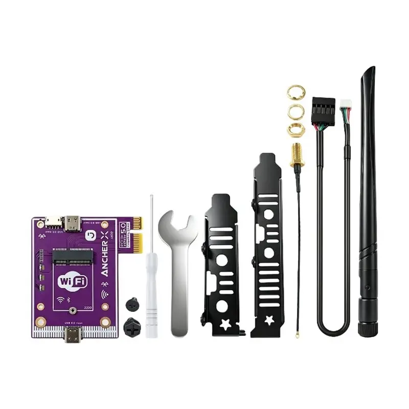 A13E-Pcie X1 To M.2 Wireless Network Card Adapter For Desktop Wifi6 / Wifi6e/Wifi 7 Bluetooth Expansion Board
A13E-Pcie X1 To M.2 Wireless Network Card Adapter For Desktop Wifi6 / Wifi6e/Wifi 7 Bluetooth Expansion Board
