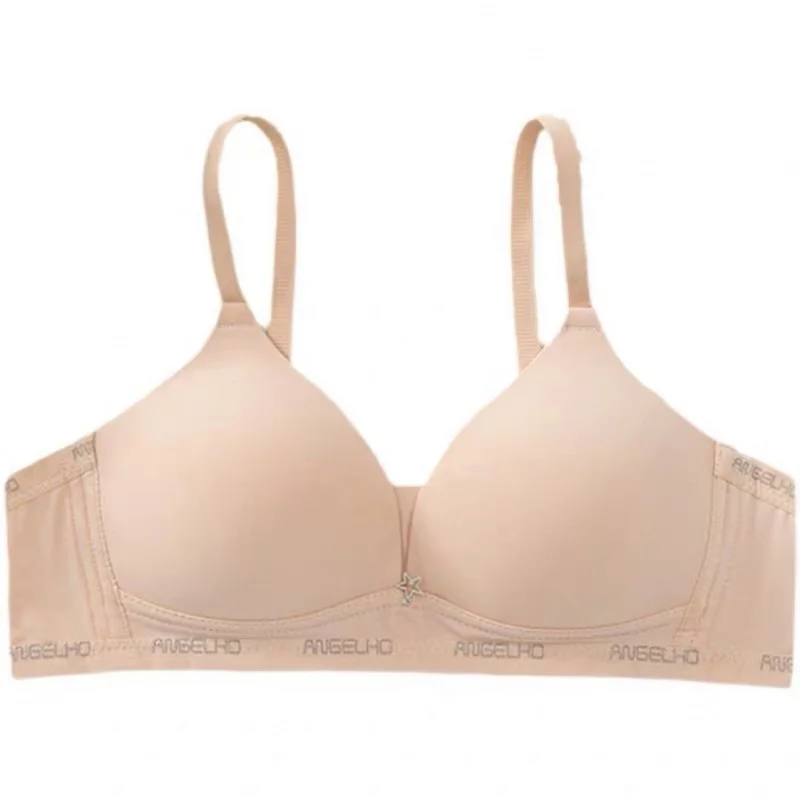 Girl's Underwear Glossy Fixed Double-Shoulder Strap Anti-Sagging Simple Upper Support Comfortable Wireless Thin Bra Adjustable
Girl's Underwear Glossy Fixed Double-Shoulder Strap Anti-Sagging Simple Upper Support Comfortable Wireless Thin Bra Adjustable