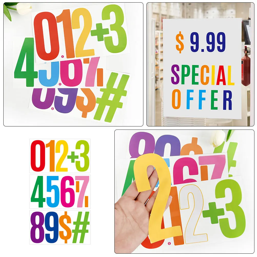 3 Sets Colorful Number Stickers Self Adhesive Waterproof Vinyl Mailbox Decals House Address Numbers for Signs Cars Garbage Bins
3 Sets Colorful Number Stickers Self Adhesive Waterproof Vinyl Mailbox Decals House Address Numbers for Signs Cars Garbage Bins