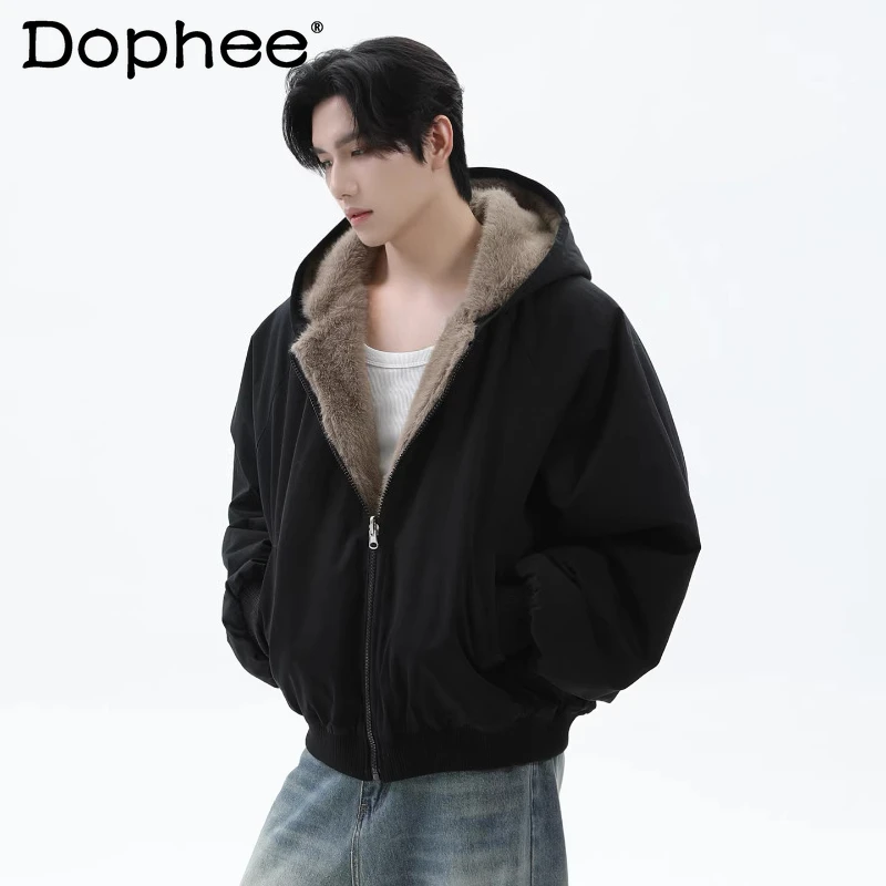 Men's 2025 Winter New Fashion Hooded Parkas Men's Fleece-Lined Warm Loose Comfort Simple Parkas Solid Color Zipper Stylish Coats
Men's 2025 Winter New Fashion Hooded Parkas Men's Fleece-Lined Warm Loose Comfort Simple Parkas Solid Color Zipper Stylish Coats