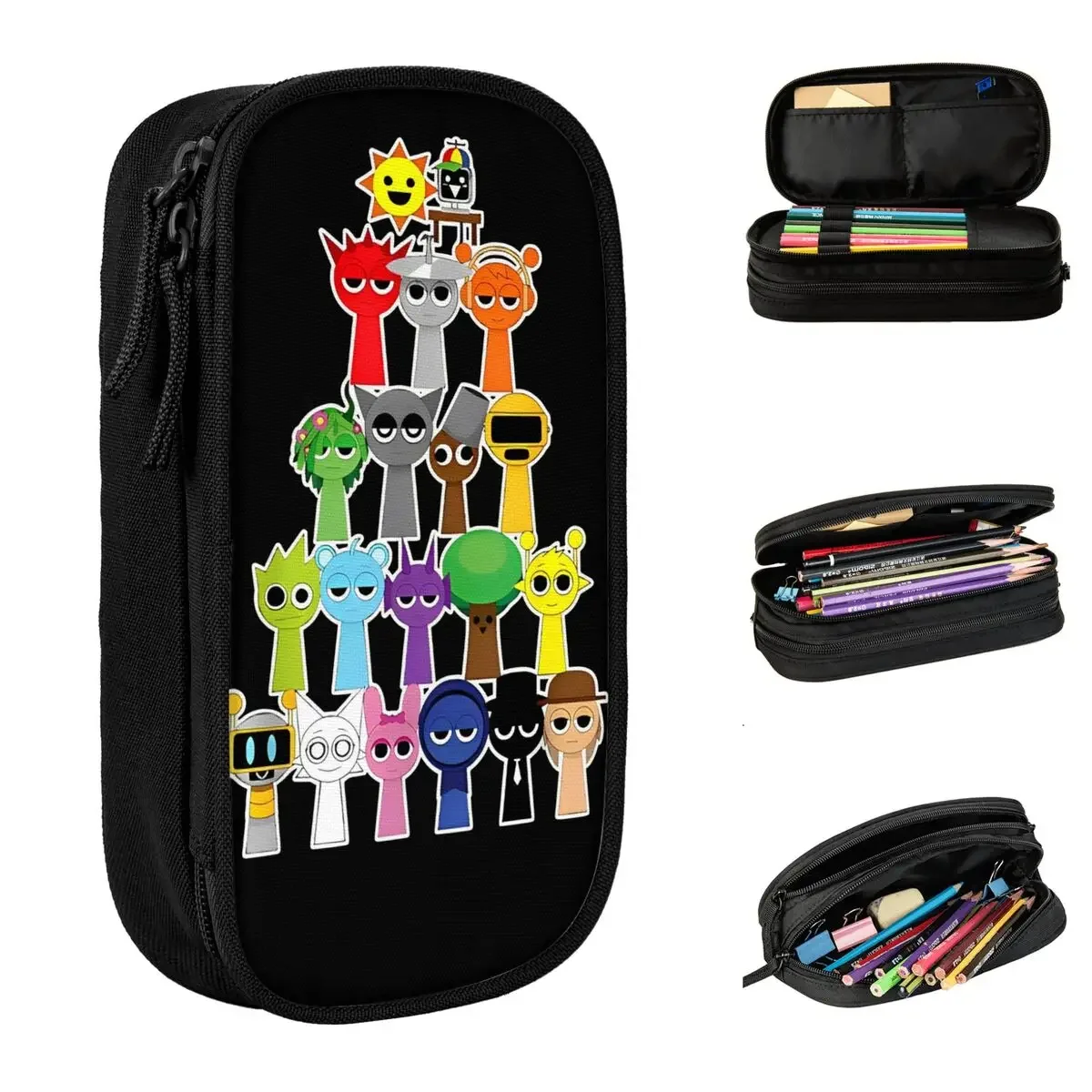 Incredibox Sprunki Gaming Pencil Cases Creative Pen Pencil Bags Student Large Storage Office Zipper Pencilcases
Incredibox Sprunki Gaming Pencil Cases Creative Pen Pencil Bags Student Large Storage Office Zipper Pencilcases