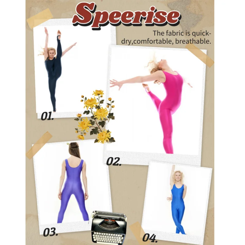 Women's Tank Stirrup Unitard Spandex Catsuit Junpsuits for Adult Yoga Unitards for Gymnastics Sleeveless Ballet Dancing Costume
Women's Tank Stirrup Unitard Spandex Catsuit Junpsuits for Adult Yoga Unitards for Gymnastics Sleeveless Ballet Dancing Costume