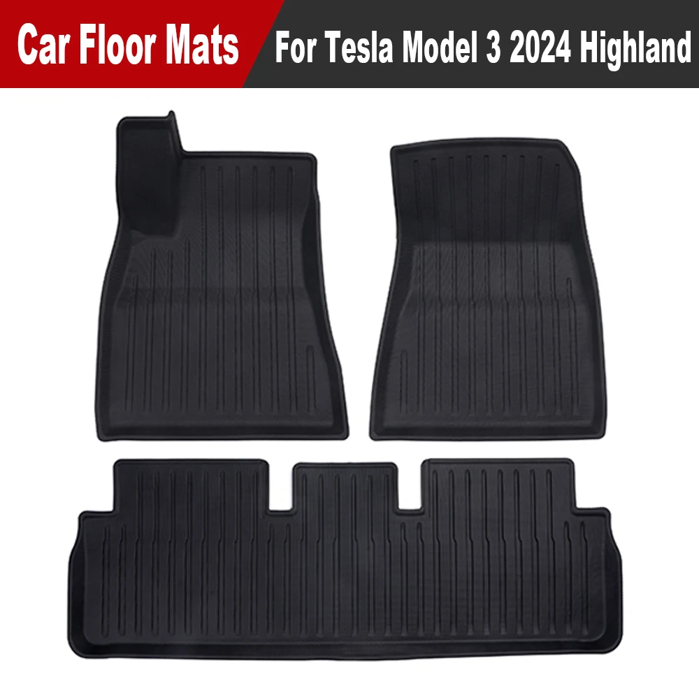 Car Floor Mats For Tesla Model 3 2024 Highland Cargo Liner Waterproof Anti-slip Trunk Mat TPE Pads Auto Accessories
Car Floor Mats For Tesla Model 3 2024 Highland Cargo Liner Waterproof Anti-slip Trunk Mat TPE Pads Auto Accessories