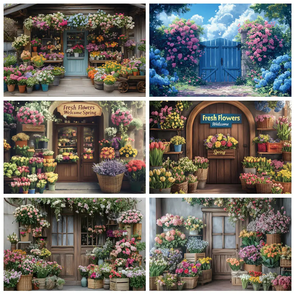 Flowers Shop Backdrop for Photography Spring Florals Butterfly Tea Party Background Banner Decorations Supplies Photo Props
Flowers Shop Backdrop for Photography Spring Florals Butterfly Tea Party Background Banner Decorations Supplies Photo Props
