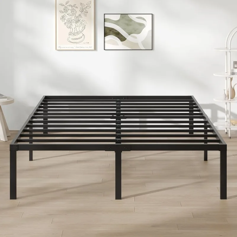 Каркас кровати размера «queen-size», 14-дюймовый металлический каркас платформы, размер коробчатой пружины не требуется, прочная опора стальных планок, простая сборка
Каркас кровати размера «queen-size», 14-дюймовый металлический каркас платформы, размер коробчатой пружины не требуется, прочная опора стальных планок, простая сборка