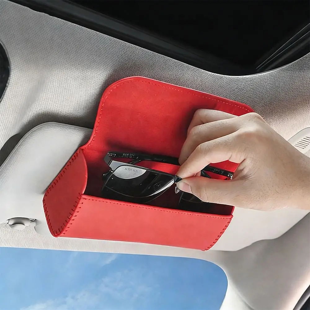 Портативный органайзер для очков в машину из искусственной кожи, многофункциональный держатель для очков для вождения, компактный, простой в установке, на солнцезащитный козырек
Портативный органайзер для очков в машину из искусственной кожи, многофункциональный держатель для очков для вождения, компактный, простой в установке, на солнцезащитный козырек