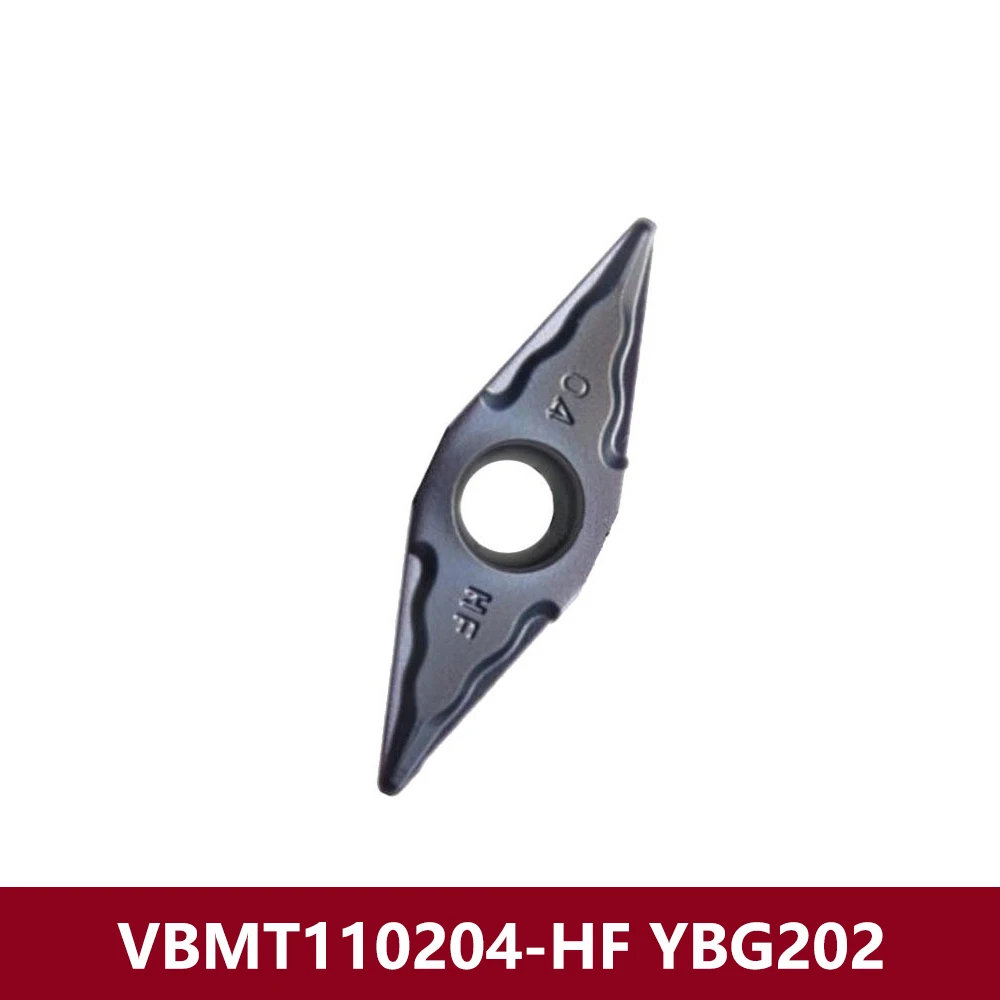 VBMT110204-HF YBG202 Original Machine Tools CNC Lathe Cutter VBMT1102 VBMT 110204 HF Carbide Inserts VBMT11 Holder Metal Blade
VBMT110204-HF YBG202 Original Machine Tools CNC Lathe Cutter VBMT1102 VBMT 110204 HF Carbide Inserts VBMT11 Holder Metal Blade