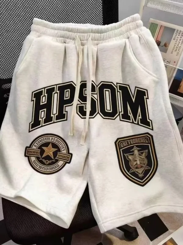 plus Size American Streetwear Letter Print orts ex Summer Loose Fit Sports Casual Pants Five Inches for Men And Women
plus Size American Streetwear Letter Print orts ex Summer Loose Fit Sports Casual Pants Five Inches for Men And Women